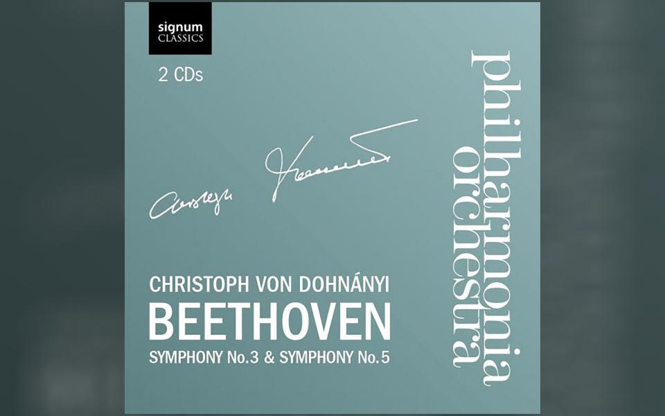 Beethoven Symphonies 3 and 5 CD cover