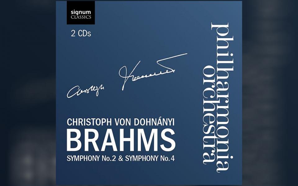 Brahms Symony No 2 & 4 CD cover