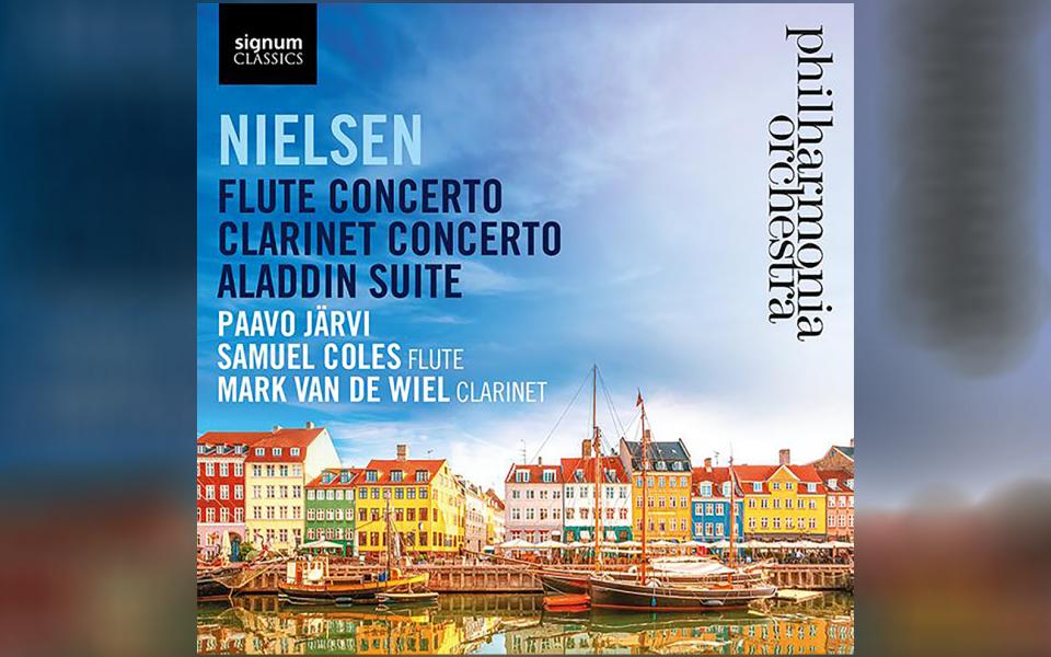 Nielsen: Flute Concerto; Clarinet Concerto; Aladdin Suite CD cover