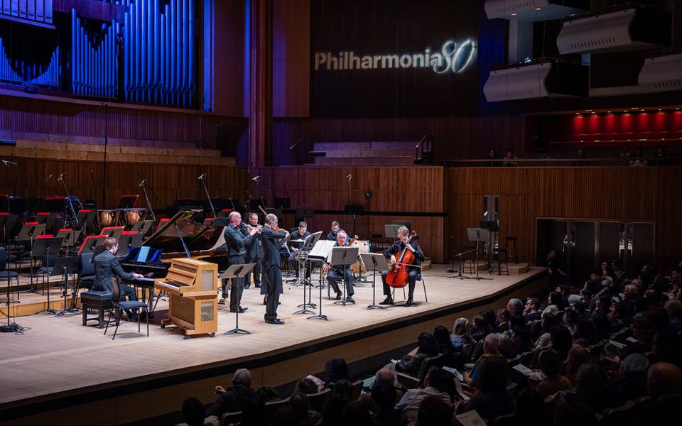 Chamber ensemble performance at Royal Festival Hall