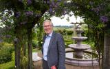 Portrait of Lord King of Lothbury in a garden