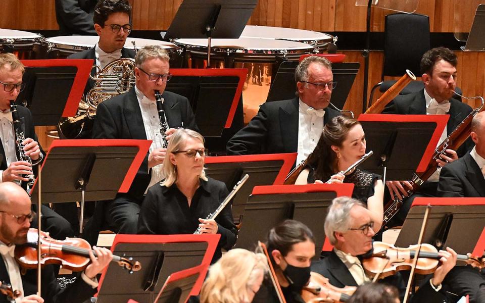 Philharmonia performing at Royal Festival Hall