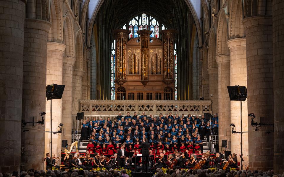 Philharmonia Orchestra performing at Three Choirs Festival