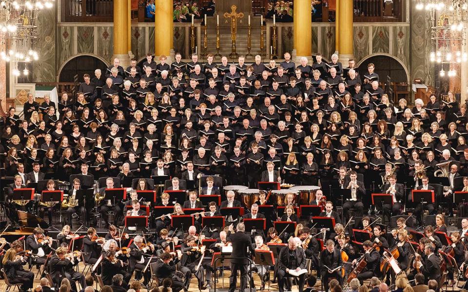 The Bach Choir October 2025 image website The Bach Choir and Philharmonia Orchestra live in concert
