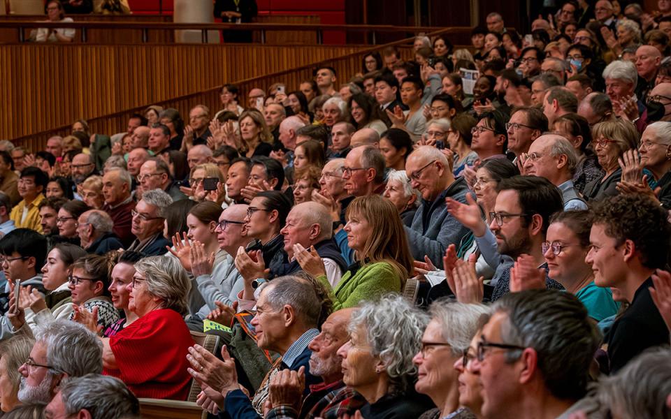 Philharmonia free tickets web image credit Marc Gascoigne Audience in the stalls at Royal Festival Hall